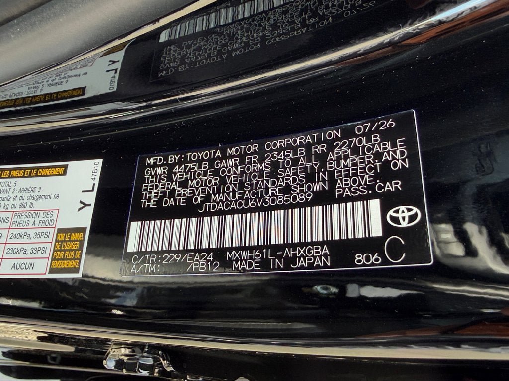 New 2027 Toyota Prius Plug-In Hybrid FWD image 36