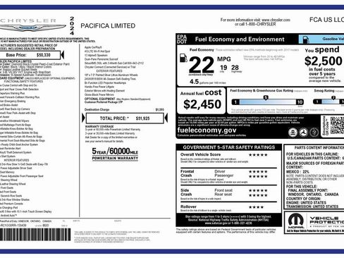 Certified 2024 Chrysler Pacifica Limited image 4
