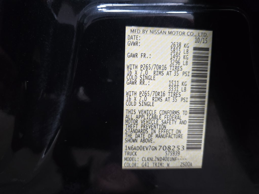 Used 2016 Nissan Frontier SV AWD/4WD image 36