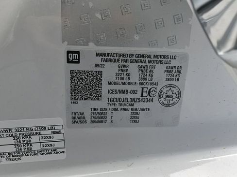 Used 2022 Chevrolet Silverado 1500 High Country image 59