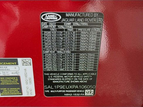 Certified 2023 Land Rover Range Rover Sport SE AWD/4WD image 32