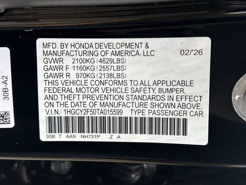 New 2026 Honda Accord Sport image 28