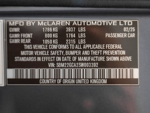 Used 2025 McLaren GTS RWD image 19