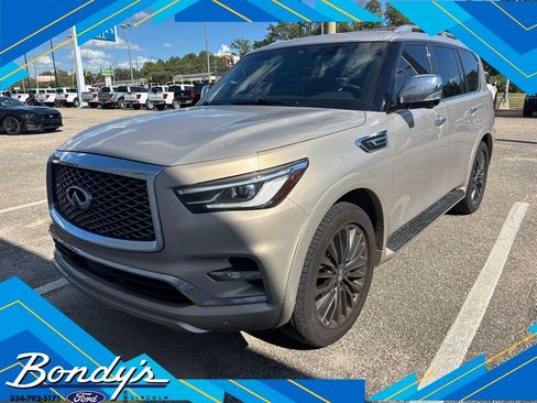 Used 2022 INFINITI QX80 Sensory w/ Cargo Package RWD image 1