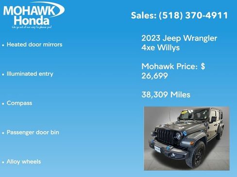 Used 2023 Jeep Wrangler Unlimited w/ Cold Weather Group AWD/4WD image 21