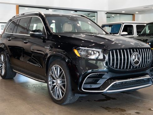 Used 2021 Mercedes-Benz GLS 63 AMG 4MATIC w/ Acoustic Comfort Package image 3