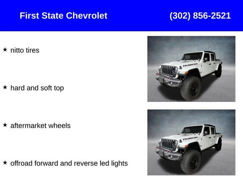 Used 2022 Jeep Gladiator Rubicon w/ LED Lighting Group AWD/4WD image 2