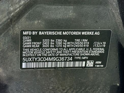 Used 2021 BMW X3 sDrive30i w/ Convenience Package (ZC2) image 12