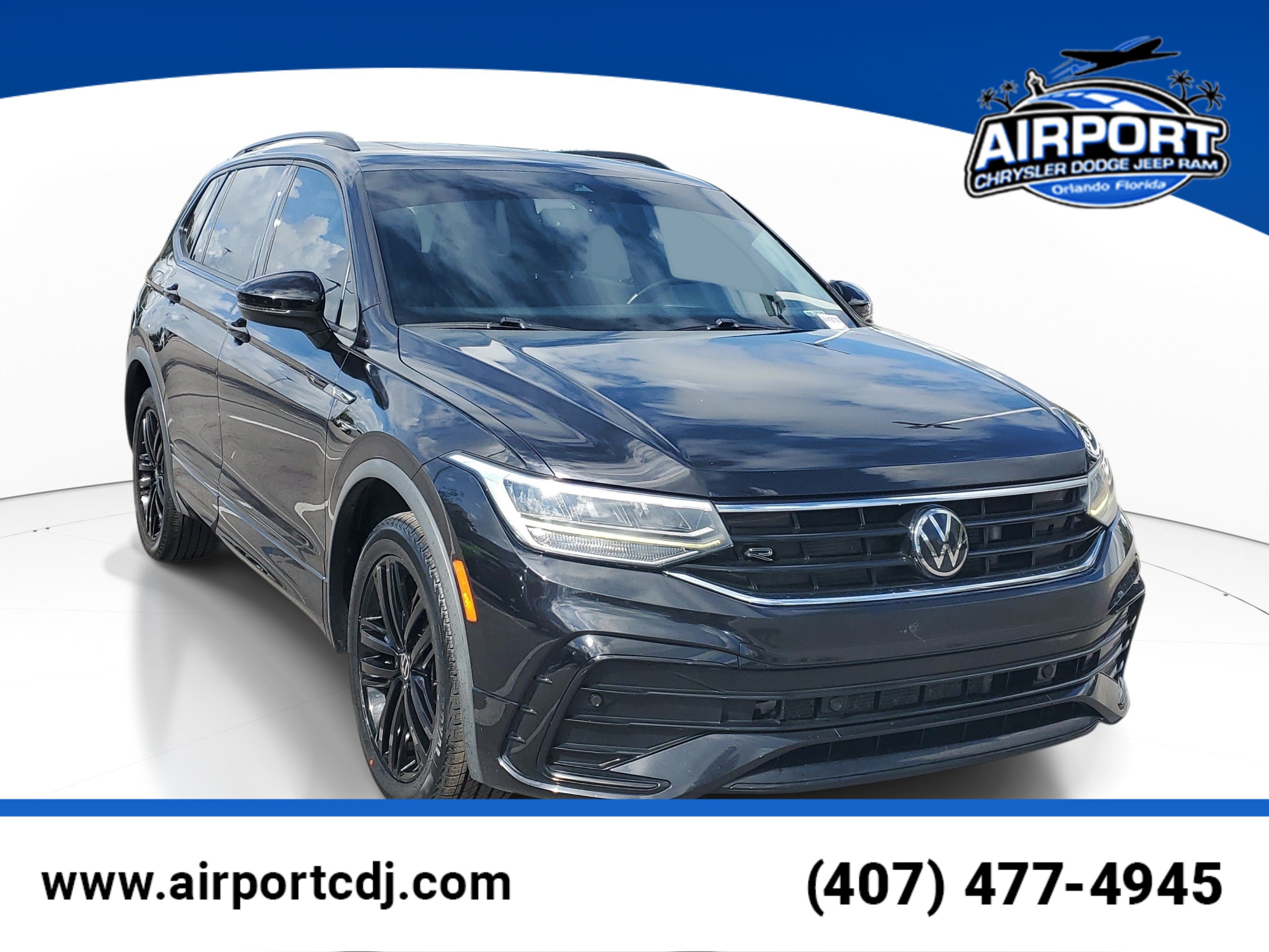 Used 2022 Volkswagen Tiguan SE R-Line FWD image 1