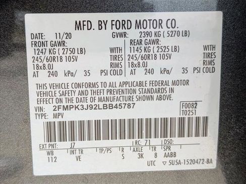 Used 2020 Ford Edge SEL w/ Convenience Package FWD image 20