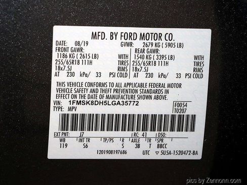 Used 2020 Ford Explorer XLT w/ Equipment Group 202A image 32