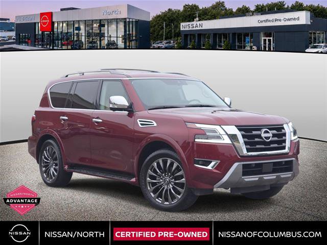 Certified 2024 Nissan Armada Platinum w/ Captain's Chairs Package AWD/4WD image 1