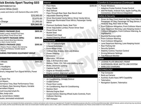 Used 2025 Buick Envista Sport Touring w/ Convenience I Package image 36