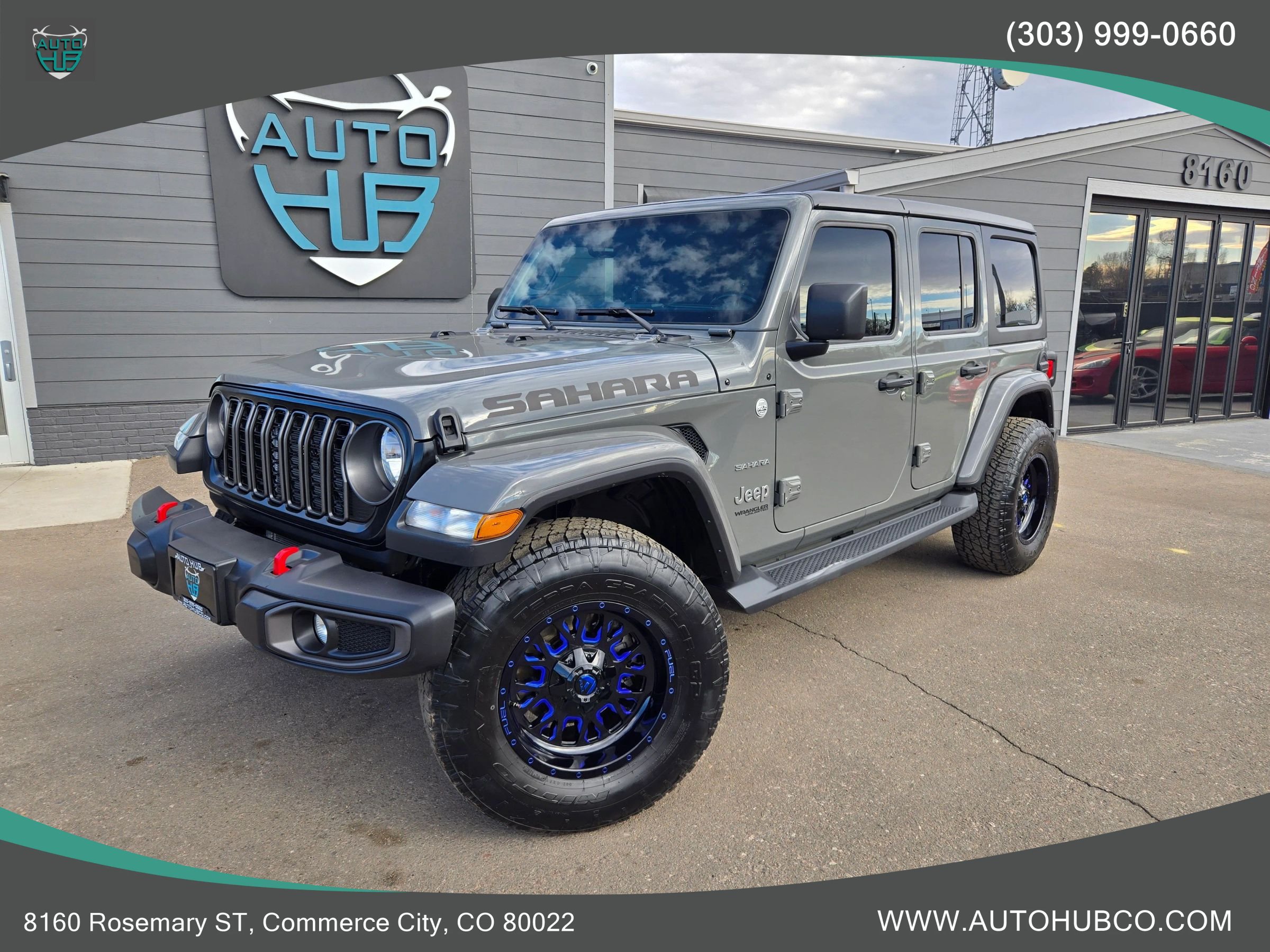 Used 2020 Jeep Wrangler Unlimited Sahara w/ Cold Weather Group AWD/4WD image 1