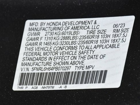 Used 2023 Honda Odyssey EX-L image 18