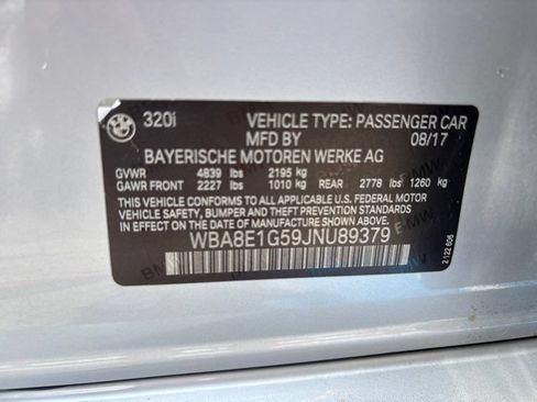 Used 2018 BMW 320i Sedan RWD image 67