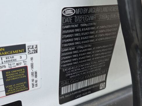 Used 2021 Land Rover Range Rover Westminster Edition image 52