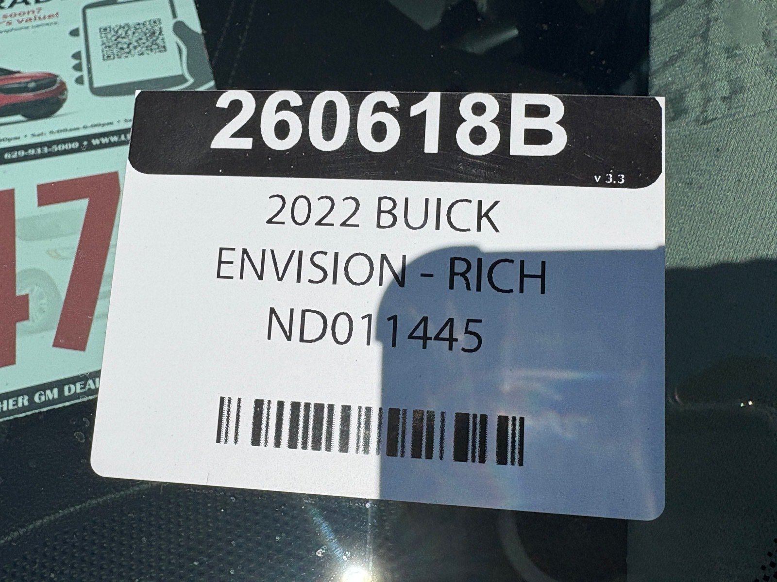Used 2022 Buick Envision Avenir w/ Technology Package II FWD image 7