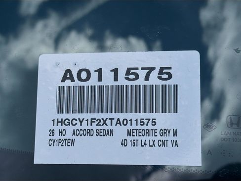 New 2026 Honda Accord LX image 27