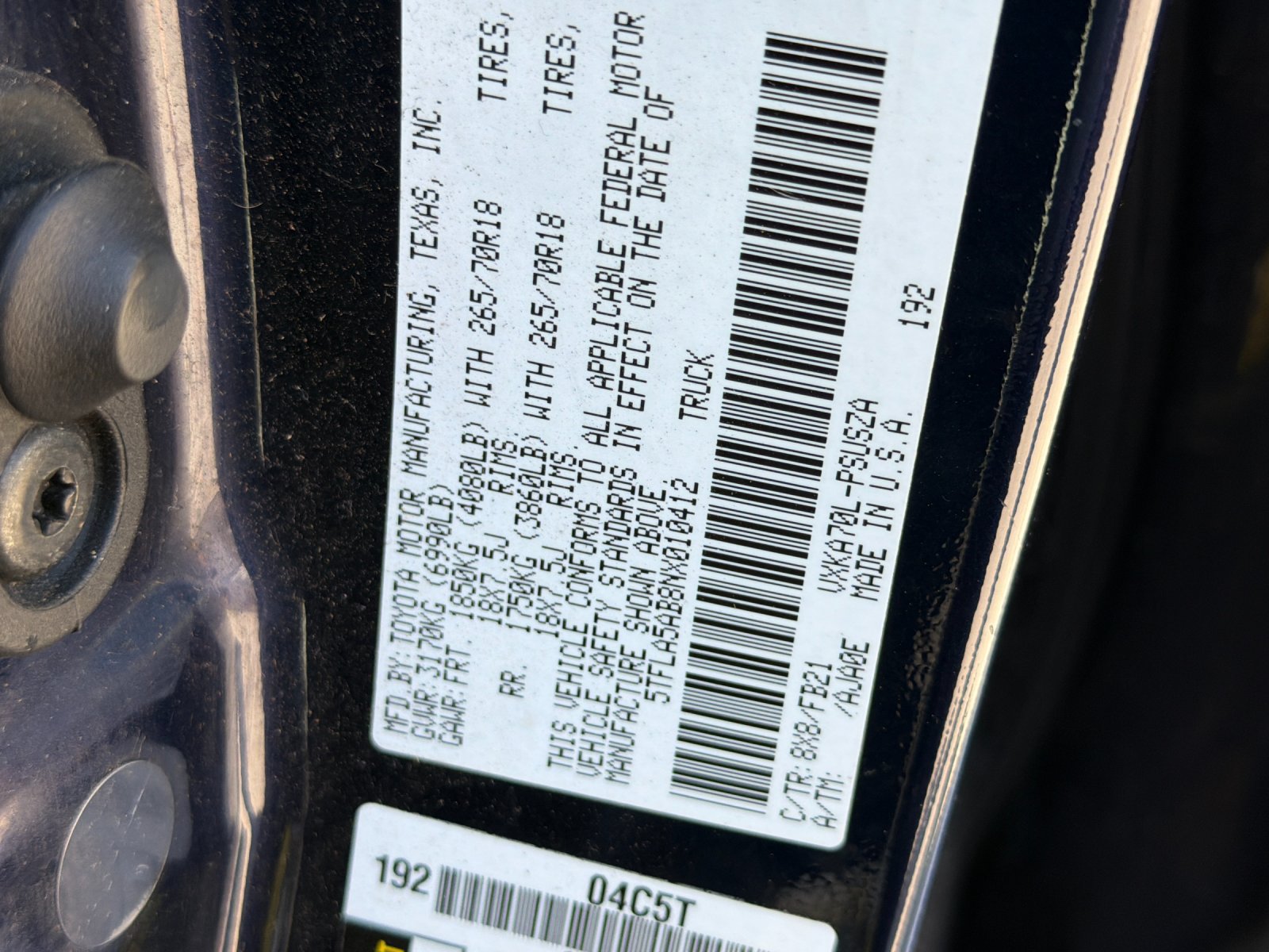 Used 2022 Toyota Tundra SR5 w/ Convenience Package RWD image 26