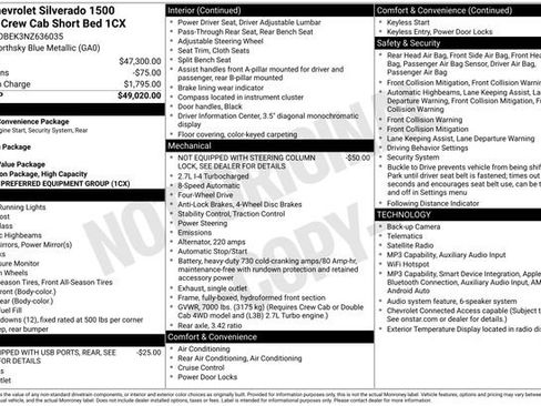 Used 2022 Chevrolet Silverado 1500 Custom AWD/4WD image 42