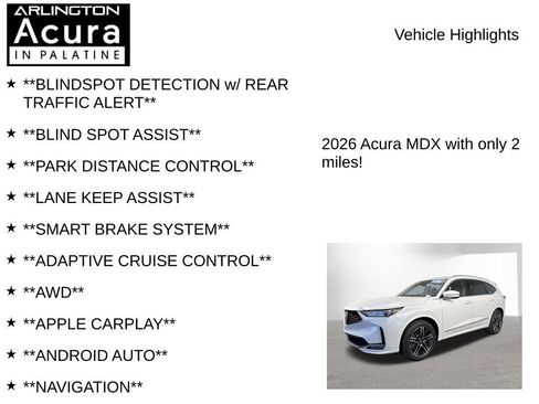 New 2026 Acura MDX w/ Advance Package image 7