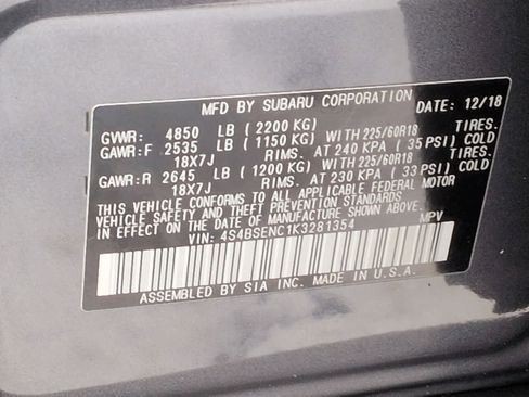 Used 2019 Subaru Outback 3.6R Limited image 39