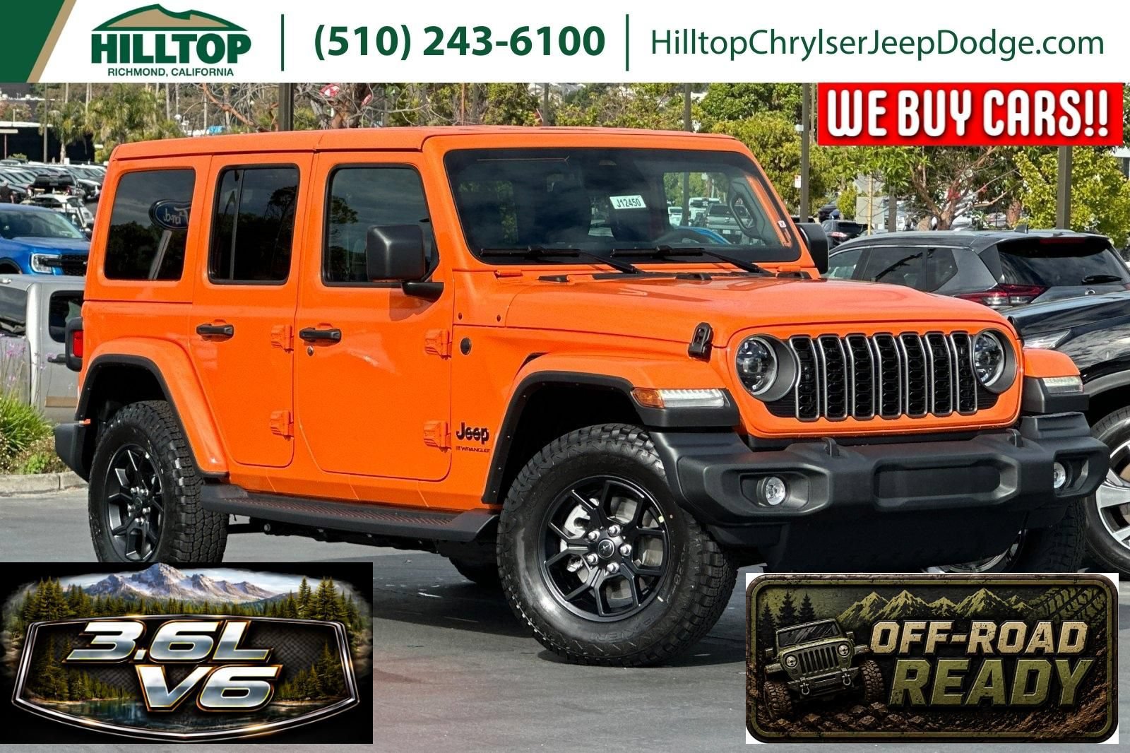 New 2026 Jeep Wrangler Unlimited Sport AWD/4WD image 1
