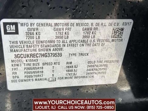 Used 2017 Chevrolet Silverado 1500 LT w/ All Star Edition image 36