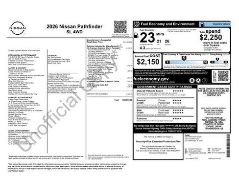New 2026 Nissan Pathfinder SL image 24