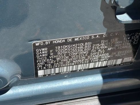 Certified 2025 Honda HR-V LX image 36