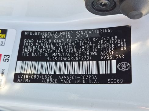 Used 2024 Toyota Camry XSE w/ Navigation Package FWD image 26