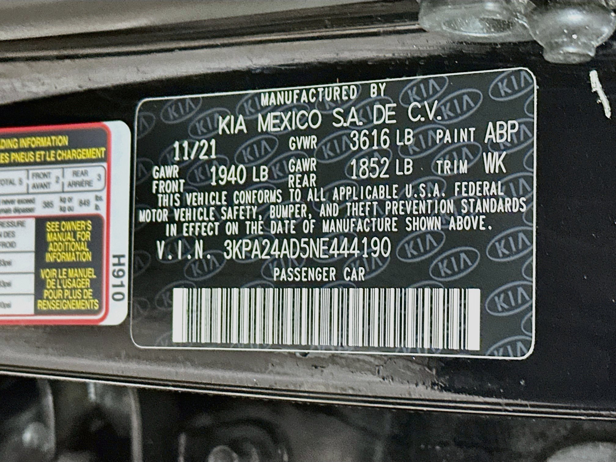 Certified 2022 Kia Rio LX FWD image 29