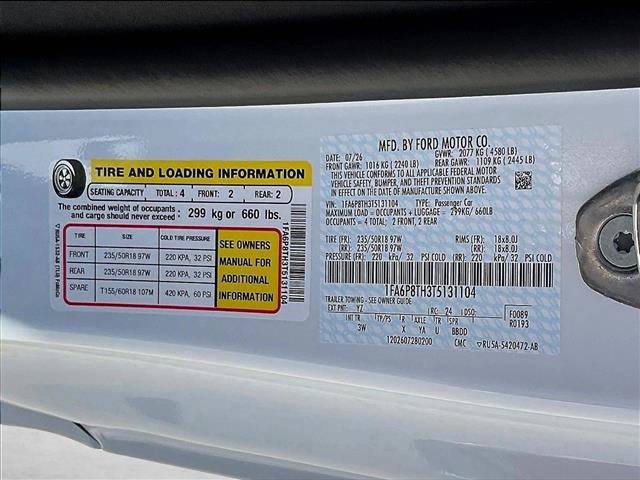 New 2026 Ford Mustang Premium RWD image 11