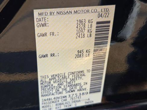 Used 2022 Nissan Altima 2.5 SV image 24