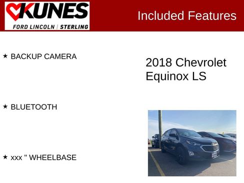 Used 2018 Chevrolet Equinox LS FWD image 2