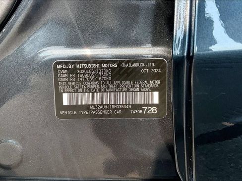 Used 2024 Mitsubishi Mirage ES FWD image 31