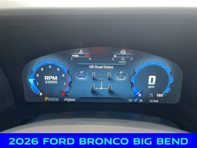 New 2026 Ford Bronco Big Bend w/ Black Diamond Package AWD/4WD image 2