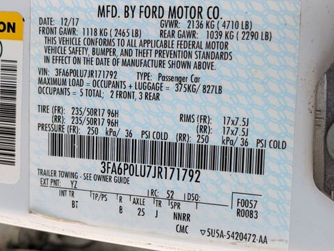 Used 2018 Ford Fusion SE w/ Equipment Group 602A FWD image 36