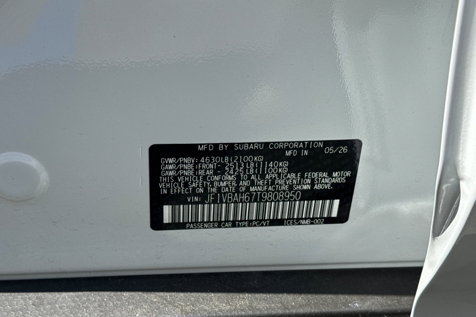 New 2026 Subaru WRX Premium AWD/4WD image 27