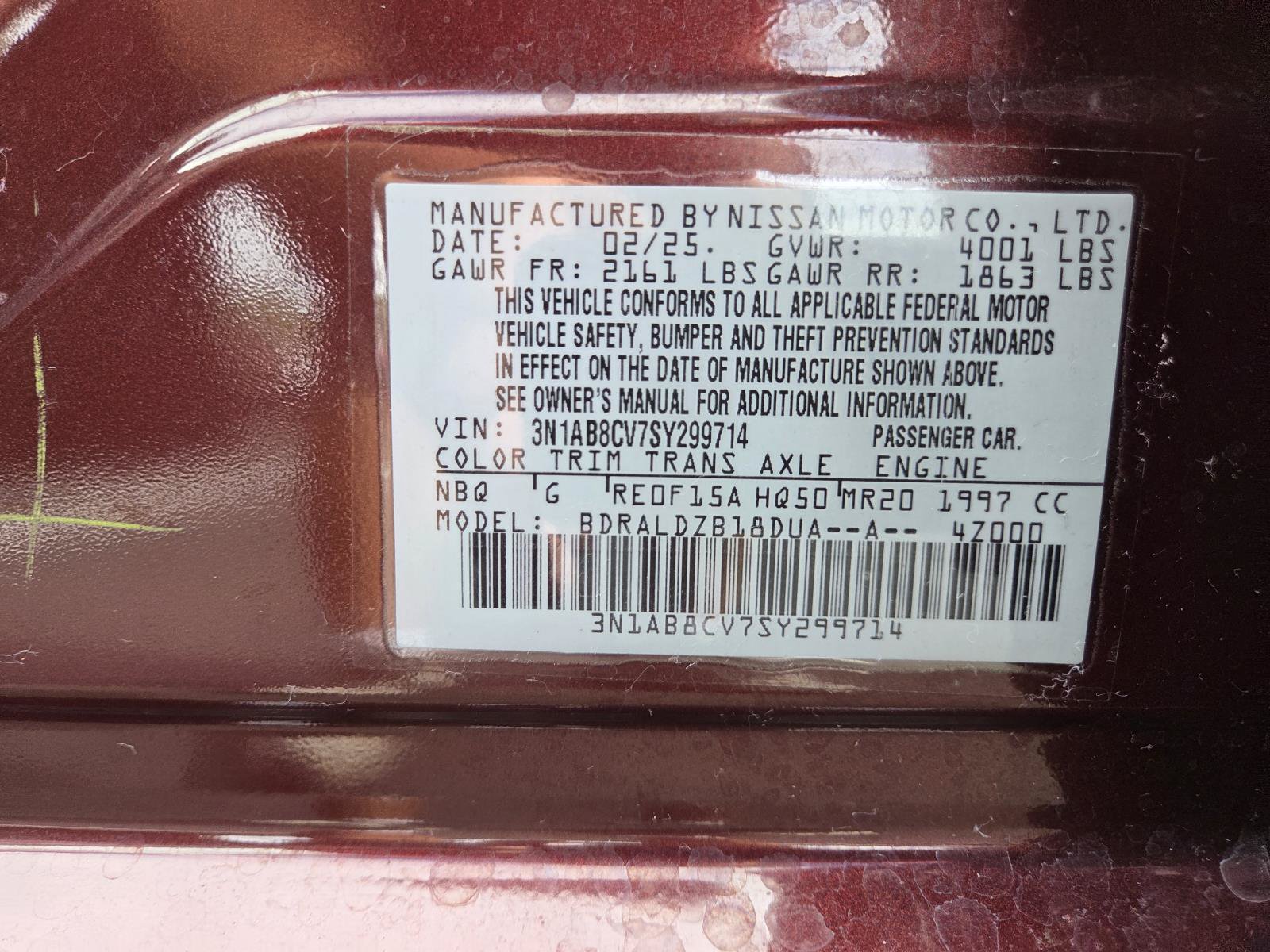 Used 2025 Nissan Sentra SV FWD image 29