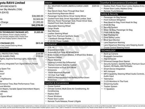 Used 2024 Toyota RAV4 Limited w/ Advanced Technology Package AWD/4WD image 42
