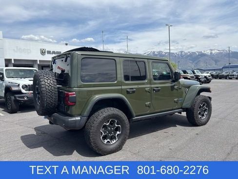 Used 2023 Jeep Wrangler Unlimited Rubicon 4xe w/ Steel Bumper Group image 10