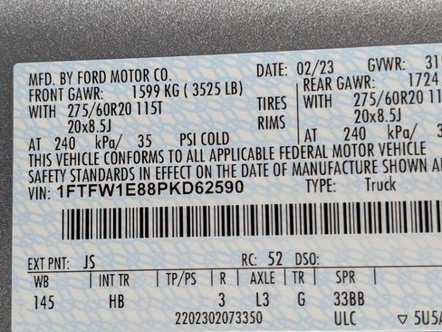 Certified 2023 Ford F150 Lariat AWD/4WD image 27