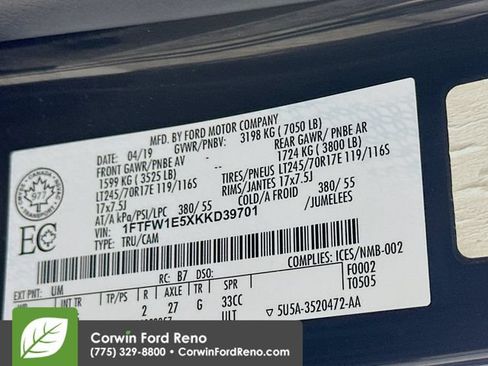 Used 2019 Ford F150 XLT w/ Trailer Tow Package AWD/4WD image 29