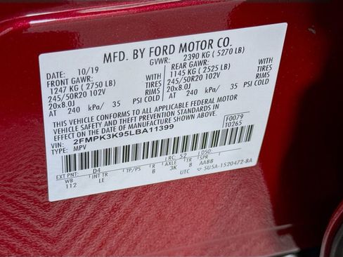 Used 2020 Ford Edge Titanium FWD image 31