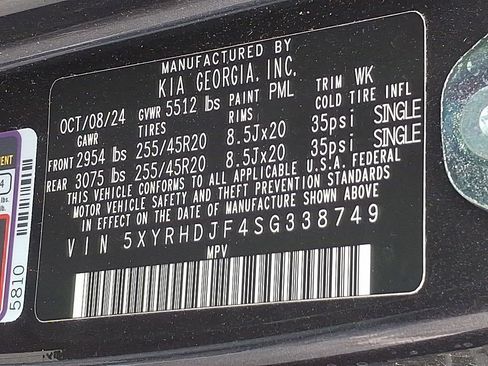 Certified 2025 Kia Sorento X-Line EX image 27