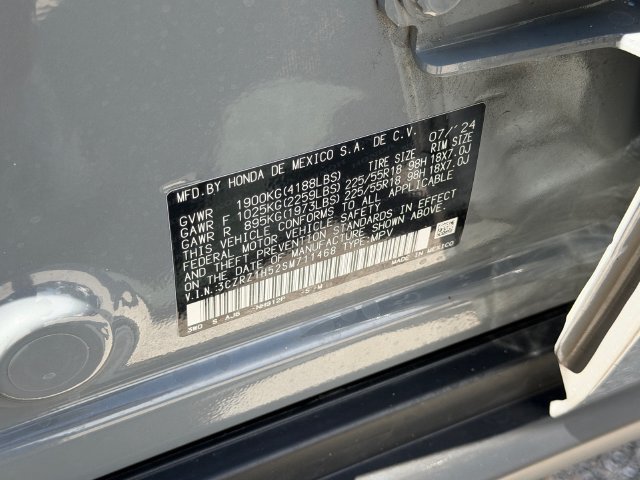 Certified 2025 Honda HR-V Sport image 24