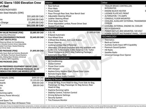 Used 2019 GMC Sierra 1500 Elevation w/ Elevation Value Package AWD/4WD image 43