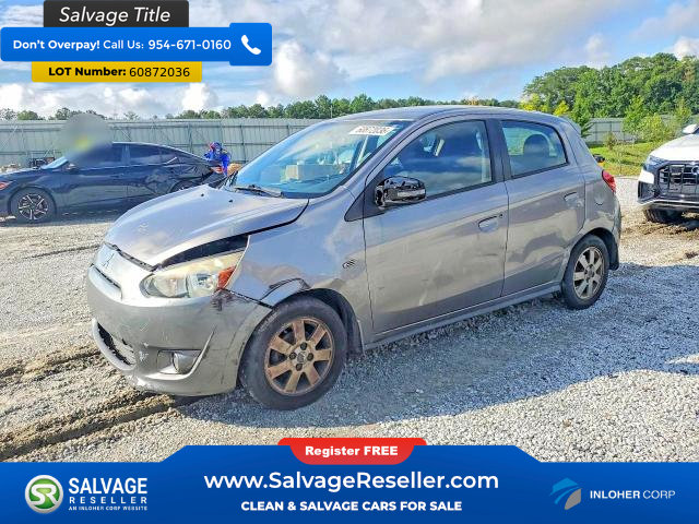 Used 2015 Mitsubishi Mirage ES FWD image 1